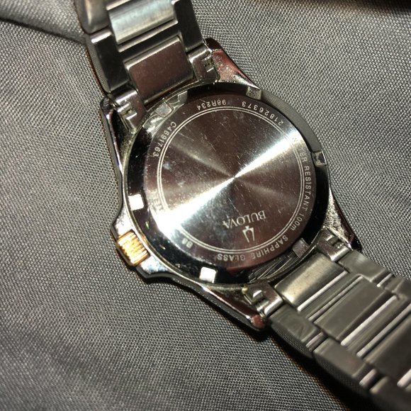 Bulgova Tw toned  Stainless steel Glass sapphire main image 5